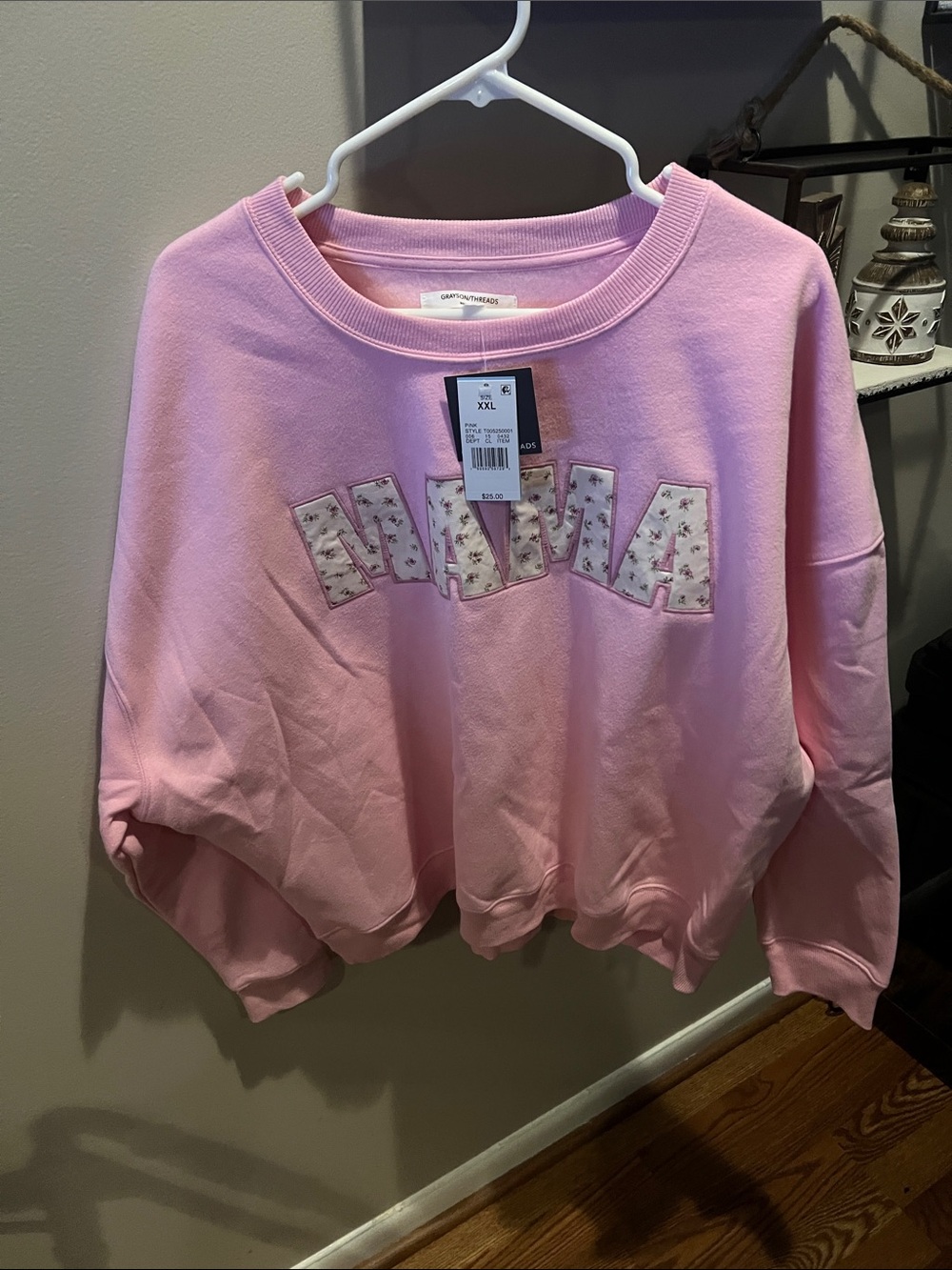 NWT pink mama sweatshirt size xxl